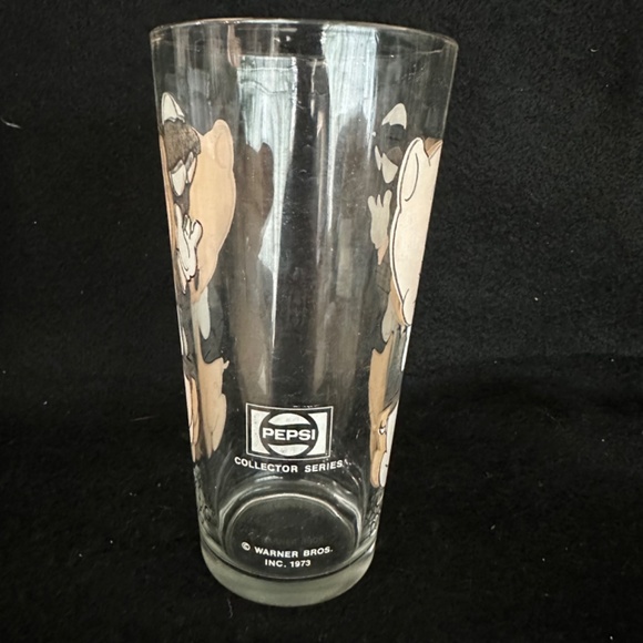 Warner Bro’s. Vintage Porky Pig character glass. - Picture 2 of 5